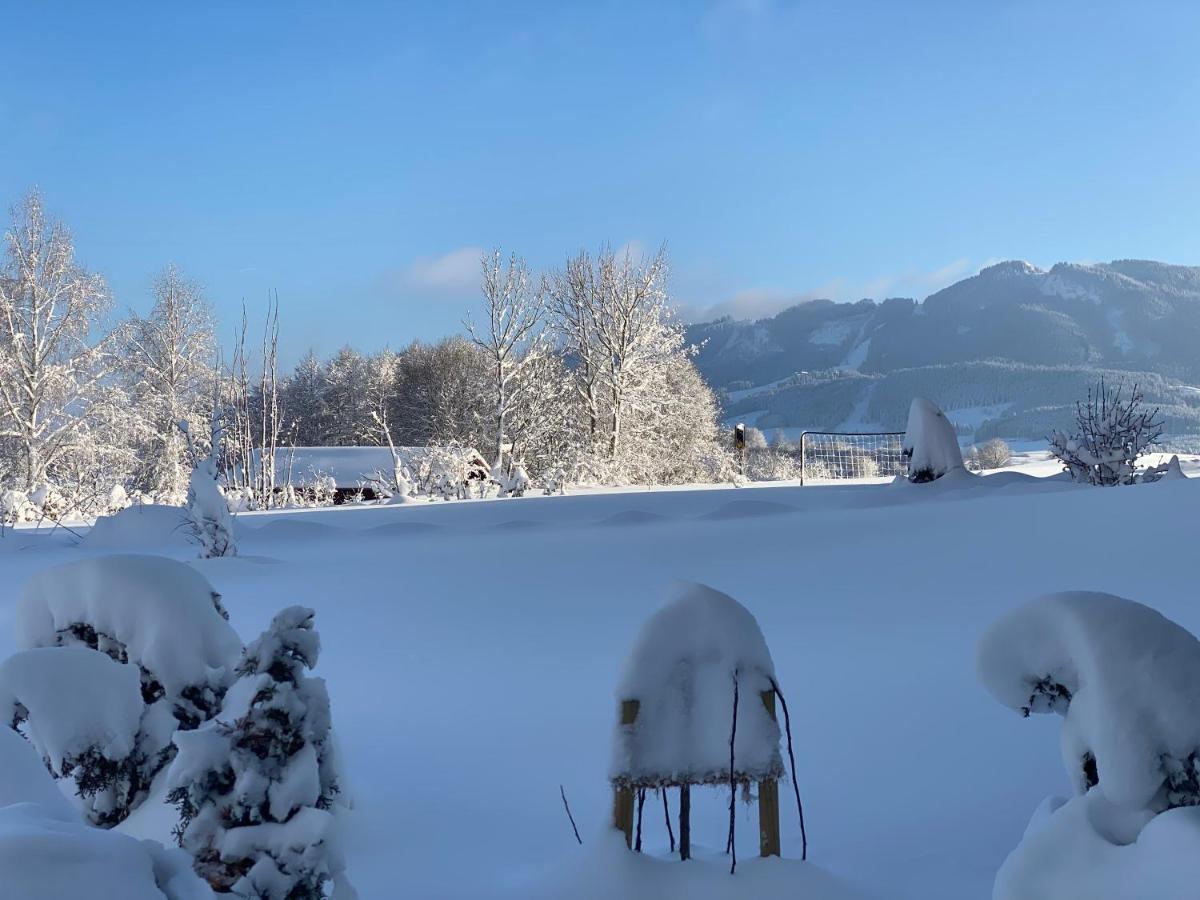 Ferienwohnung Mit Eigenem Garten Und Bergblick Oy-Mittelberg Exteriör bild